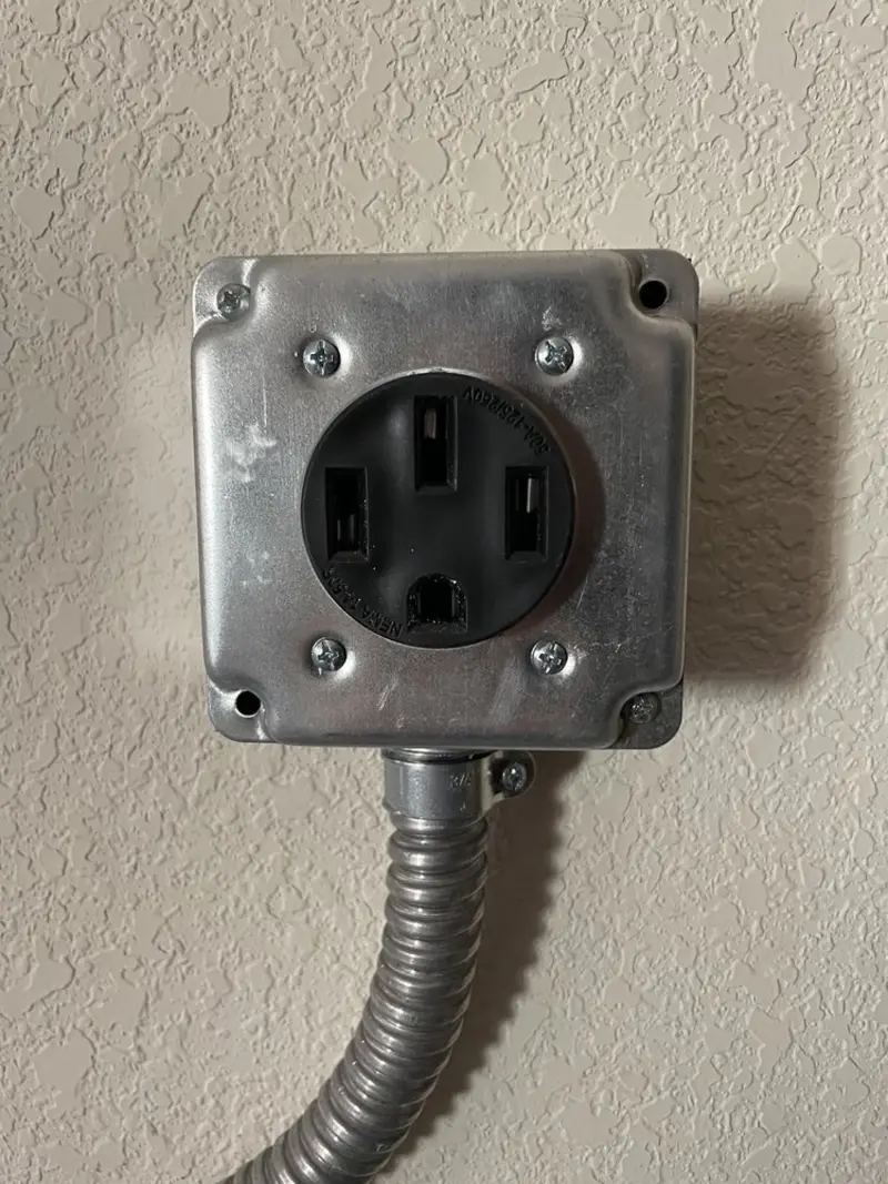 NEMA 14-50 outlet installed for Electrical Panel Upgrade in Walker